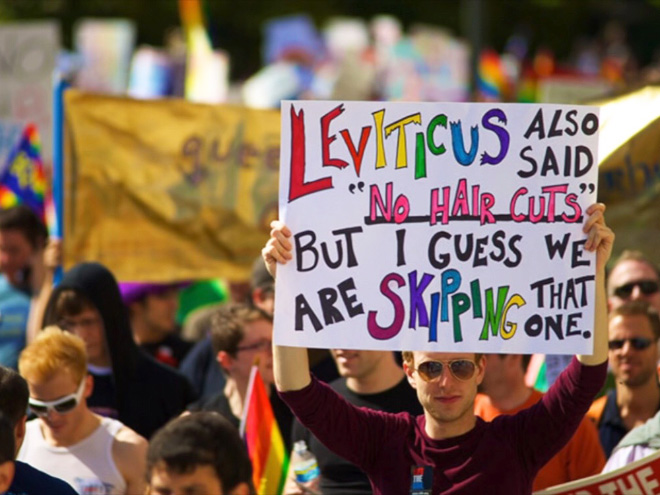 Hilarious pride sign.