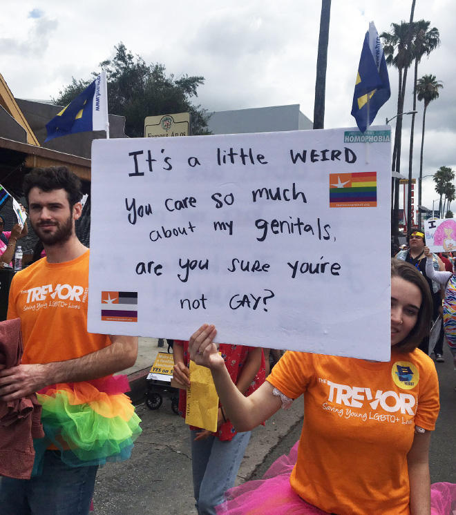 Hilarious pride sign.