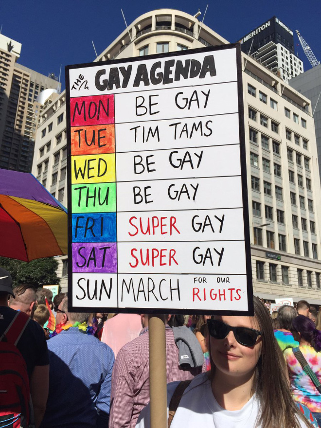 Hilarious pride sign.