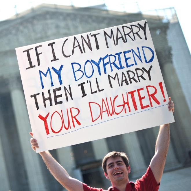 Hilarious pride sign.