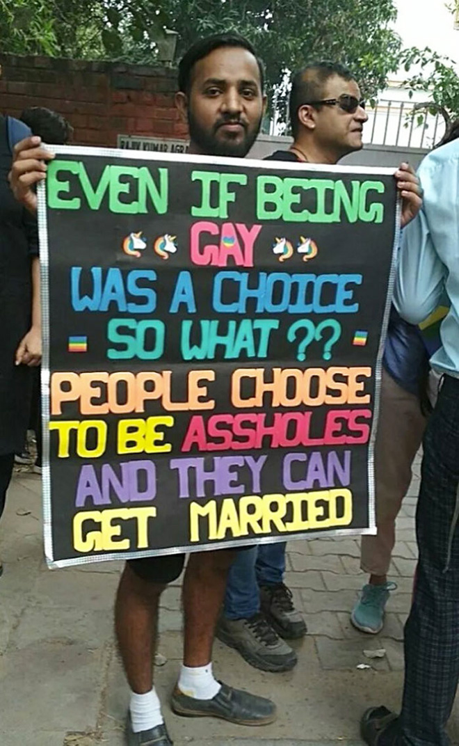 Hilarious pride sign.