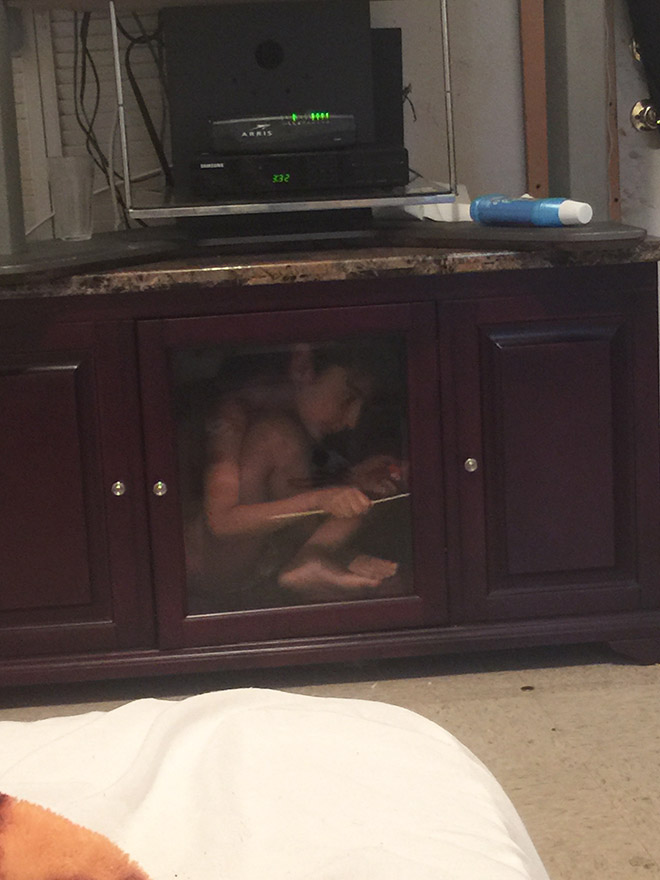 Some kids are terrible at Hide-And-Seek.