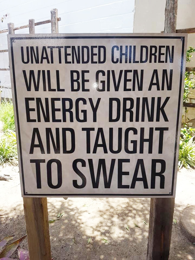 The Best “Unattended Children” Warning Signs