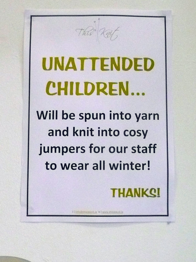 Watch your kids, people!