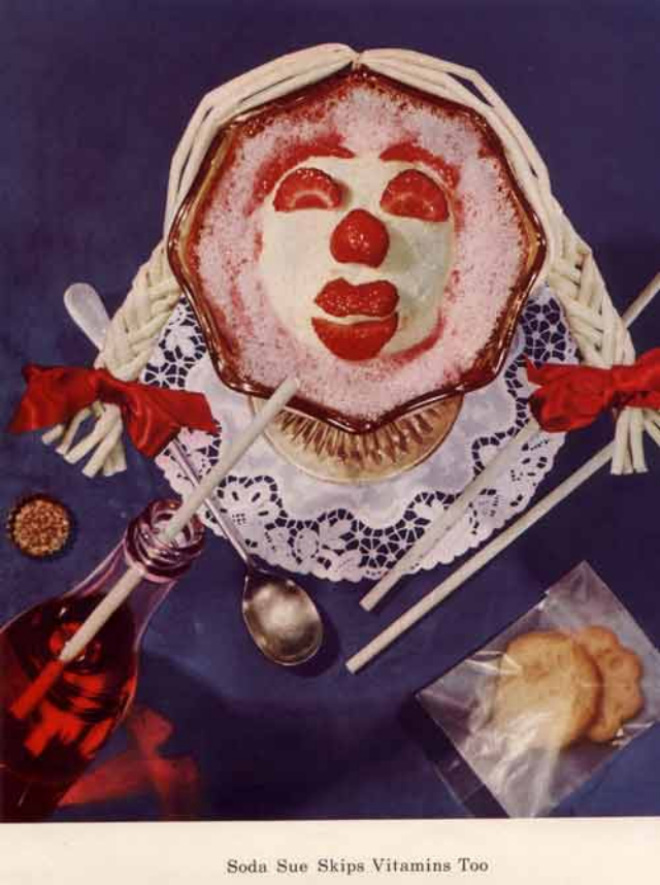 1950s creepy vitamin mascot.