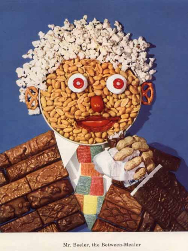 1950s creepy vitamin mascot.