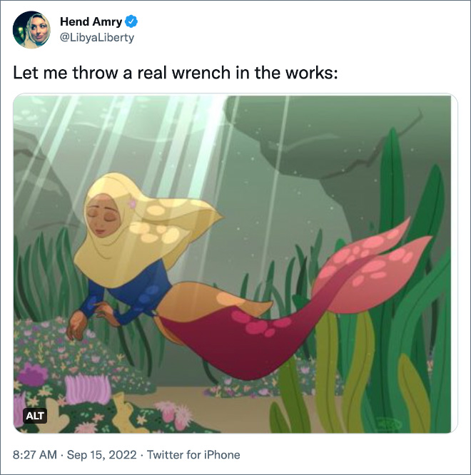 Twitter reacts to black Ariel.