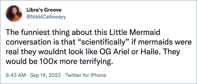 Twitter reacts to black Ariel.