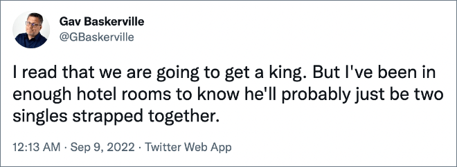 Twitter reacts to the new king.