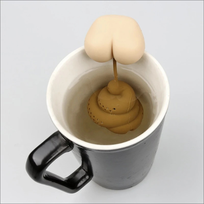 Pooping tea infuser.