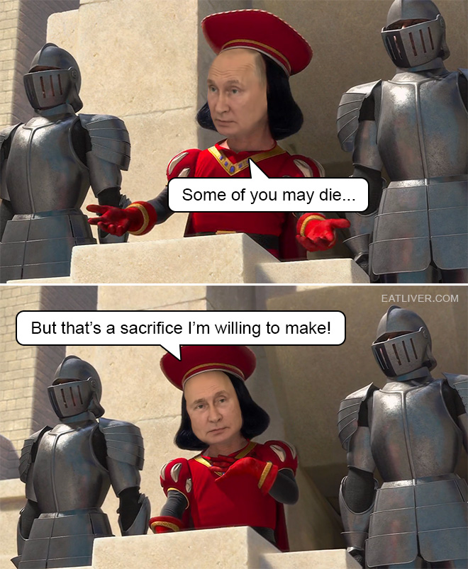 Vladimir Putin has signed a decree on partial mobilization: "Some of you may die... But that's a sacrifice I am willing to make!"