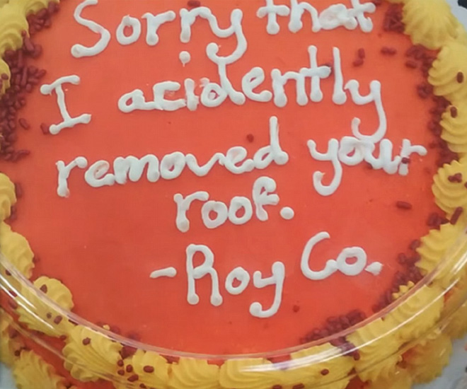 Say sorry with a delicious cake!