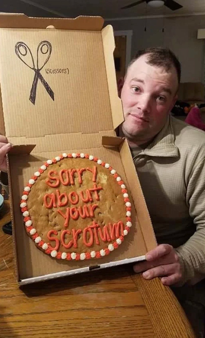 Say sorry with a delicious cake!