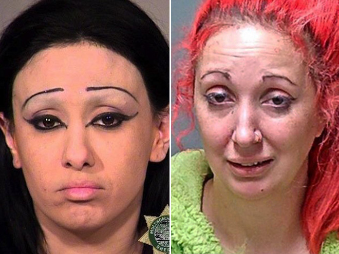 Crazy eyebrows.