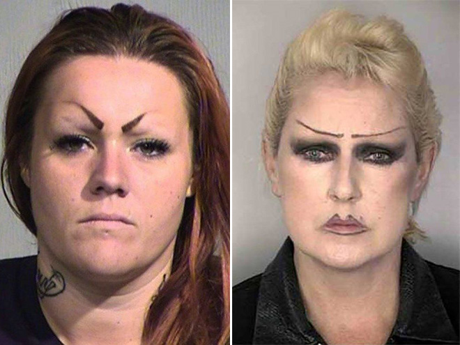 Crazy eyebrows.