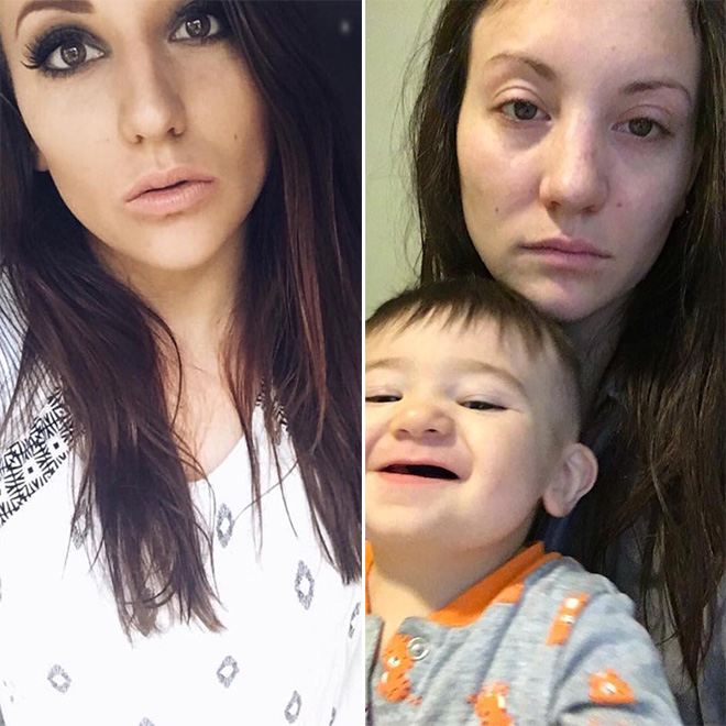 Before and after becoming a parent.