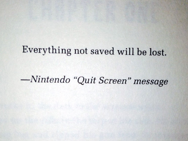 Brilliant book dedication.