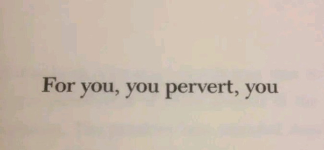 Brilliant book dedication.