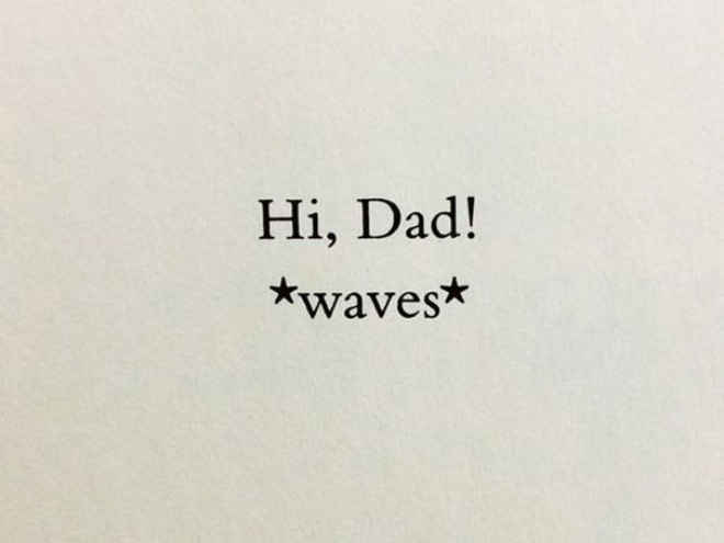 Brilliant book dedication.