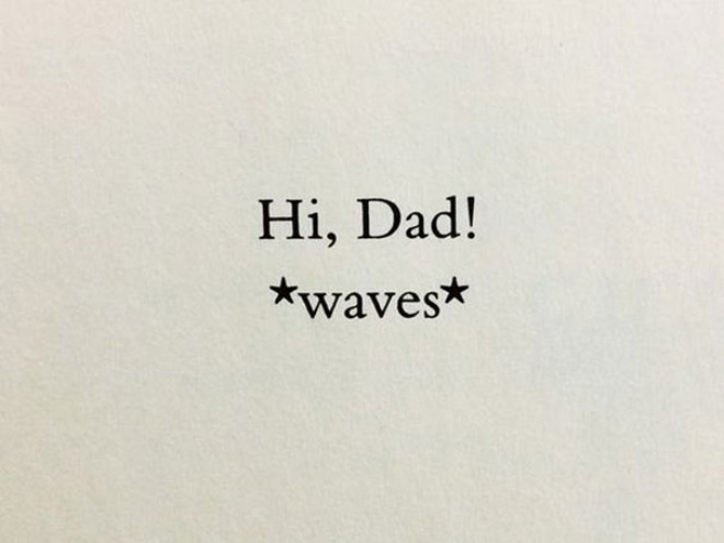 Brilliant book dedication.