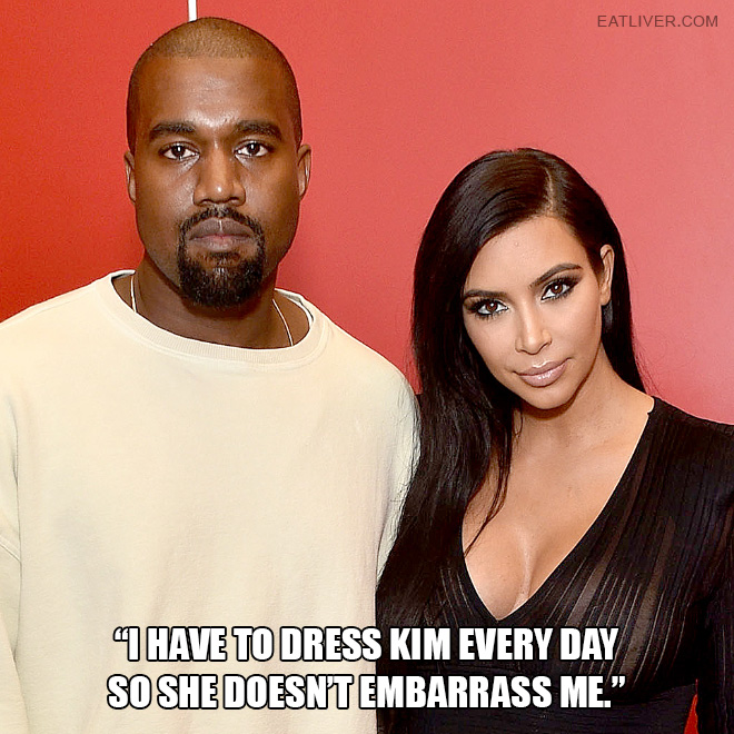 Extremely dumb Kanye West quote.