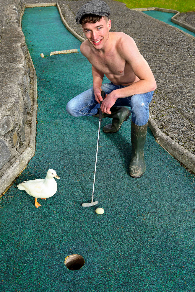 Handsome Irish farmer.