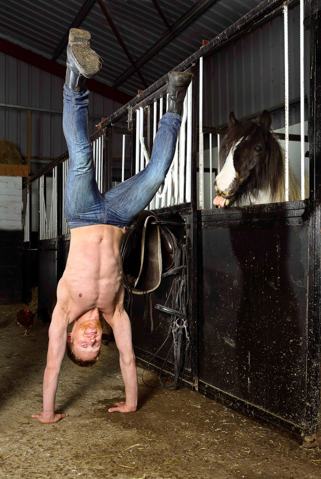 Handsome Irish farmer.