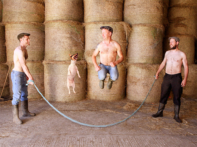 Handsome Irish farmer.