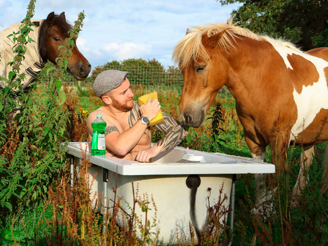 Handsome Irish farmer.