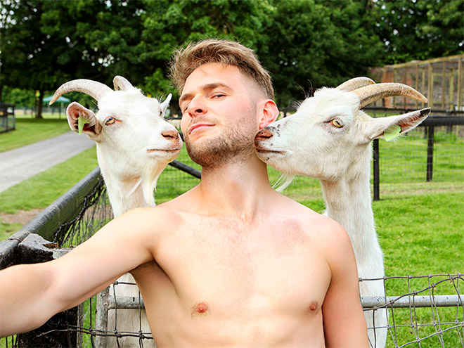 Handsome Irish farmer.