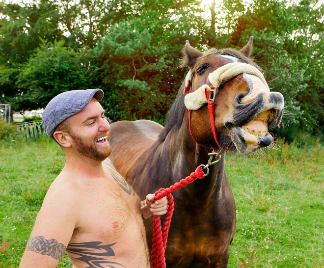 Handsome Irish farmer.