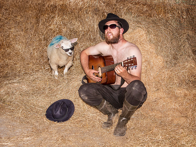 Handsome Irish farmer.