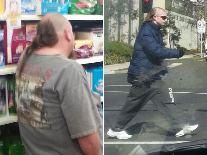 Skullet: the worst form of mullet.