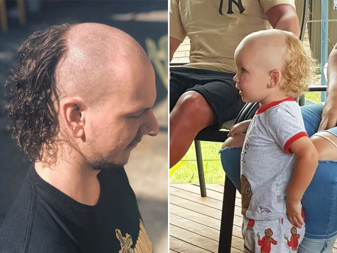 Skullet: the worst form of mullet.