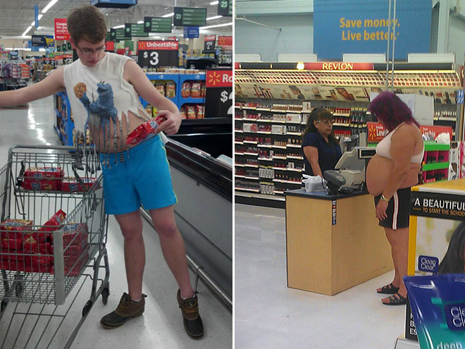 People of Walmart fashion.