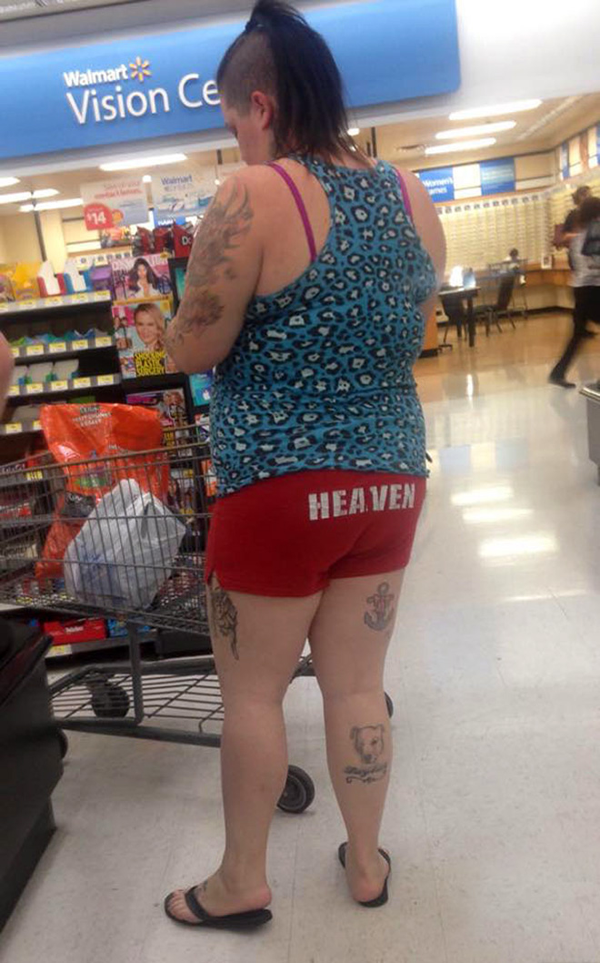 People of Walmart fashion.