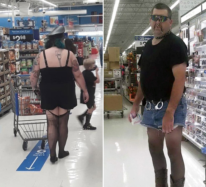 People of Walmart fashion.