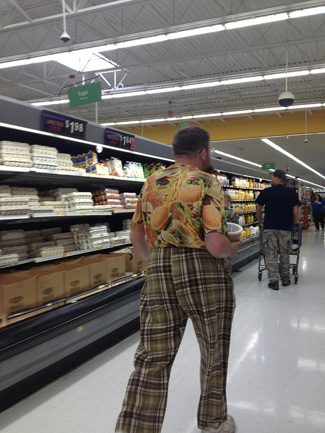 People of Walmart fashion.