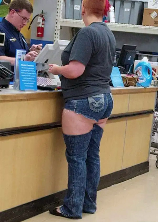 People of Walmart fashion.