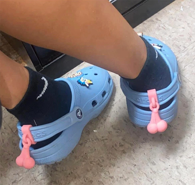 Crocs balls.