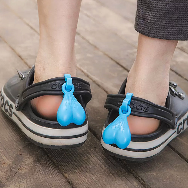 Crocs balls.