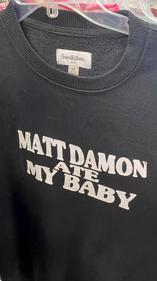 Weird t-shirt.