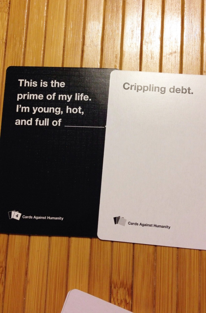 "Cards Against Humanity" is a hilarious game!