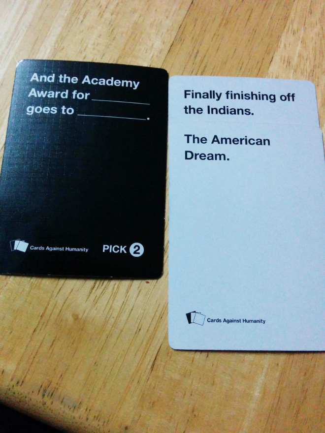 "Cards Against Humanity" is a hilarious game!