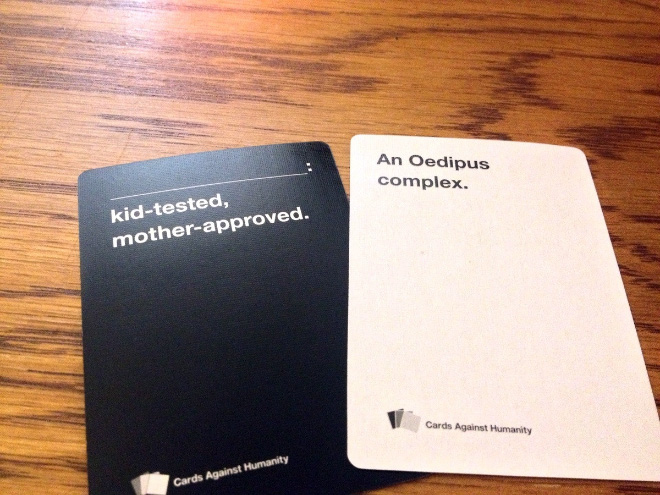 "Cards Against Humanity" is a hilarious game!