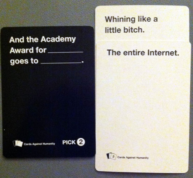 "Cards Against Humanity" is a hilarious game!