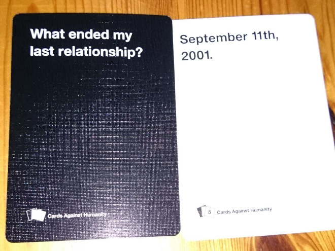 "Cards Against Humanity" is a hilarious game!