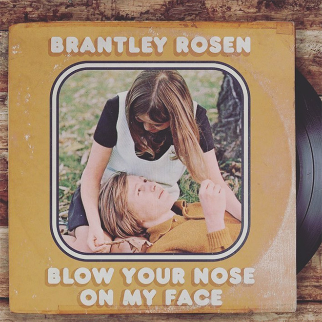 Vintage music album cover parody.