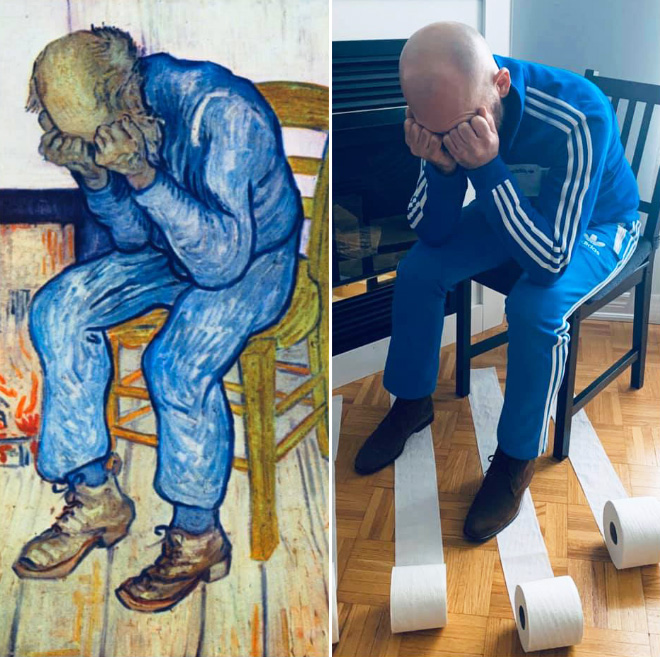 Funny painting recreation.