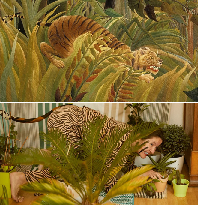 Funny painting recreation.